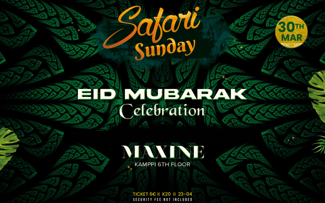Safari Sunday 30.3