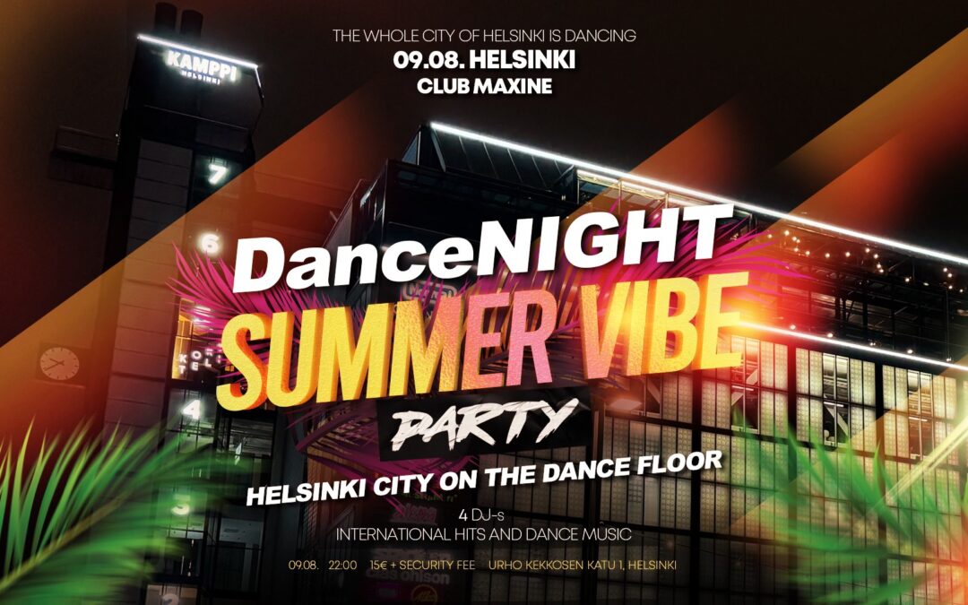 Dance Night Summer vibe Party 9.8