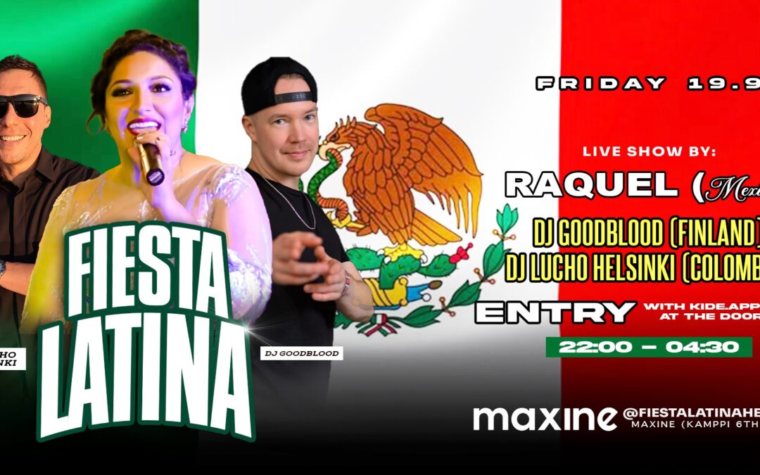Fiesta Latina 19.9 Friday with Raquel Live Show