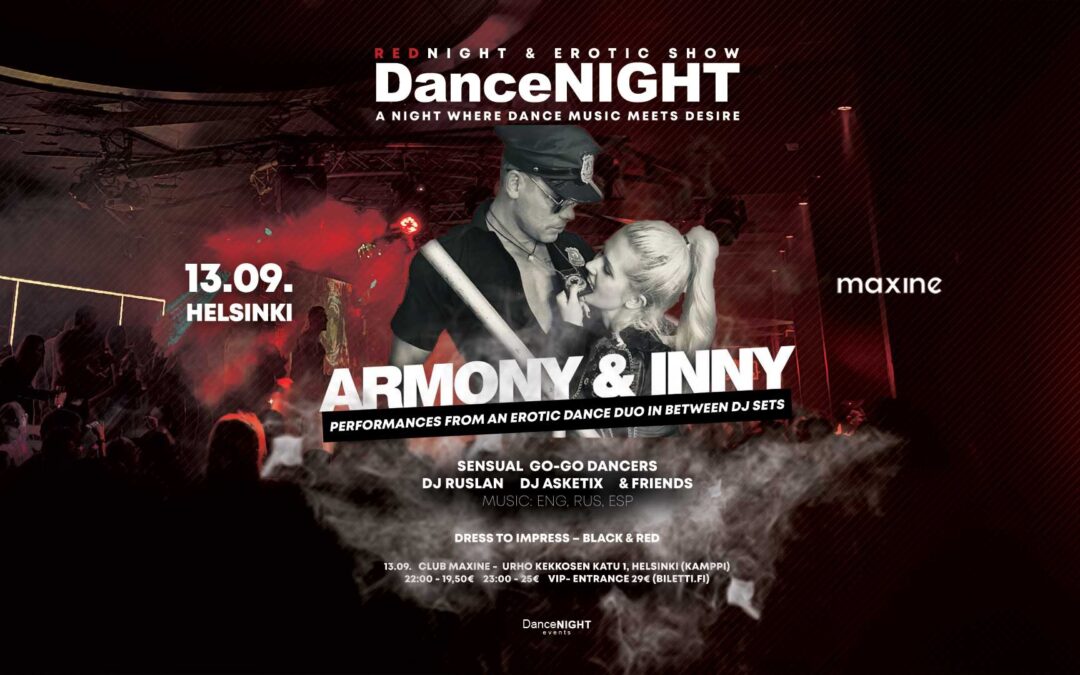 DanceNight RED night…a night where dance meets desire