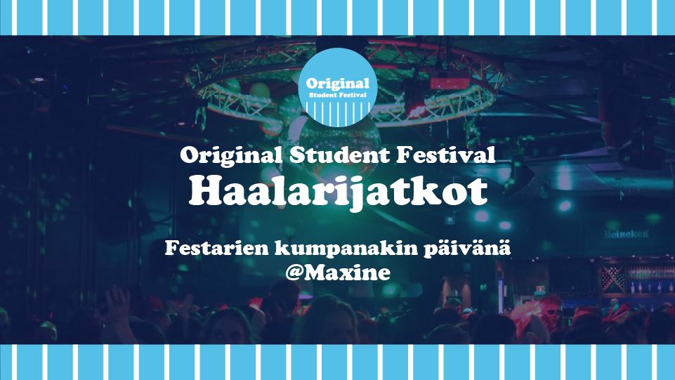 Original Student Party Weekend Pe.4.9and La. 5.9 22.00-4.30 @Maxine